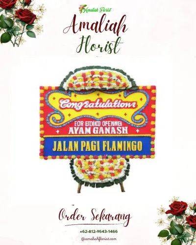 Bunga Papan Congratulation di Pegirian